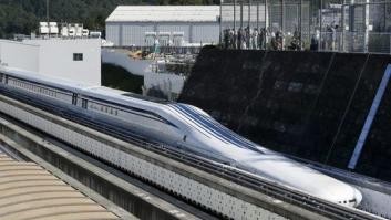 Récord del Maglev, el tren por levitación magnética de Japón, que alcanza los 603 kilómetros por hora