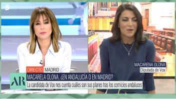 Ana Terradillos desmonta una afirmación de Macarena Olona en solo cinco segundos