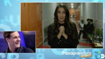 Almudena Cid le da una romántica sorpresa a Christian Gálvez en el estreno de 'Pasapalabra en familia'
