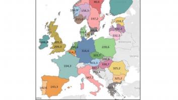 El mapa de Europa que más se está compartiendo por lo bien que habla de España