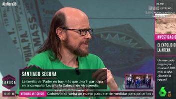 Santiago Segura reacciona a sus comentadas palabras tras lo que dijo Olona de la masturbación