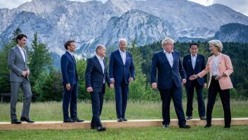 Las bromas de Johnson y Trudeau a costa de Putin en la primera reunión de trabajo del G-7