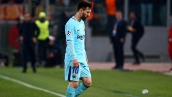 El Barça, eliminado de la Champions tras perder 3-0 en Roma