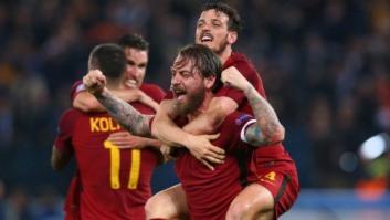 El incomprensible tuit de la Roma tras eliminar al Barça