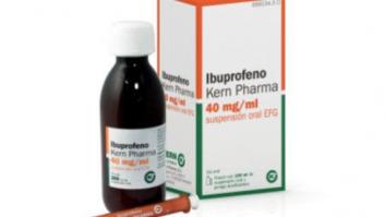 Sanidad retira del mercado un lote de ibuprofeno infantil de Kern Pharma