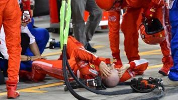 Raikkonen atropella a un mecánico de su equipo y abandona