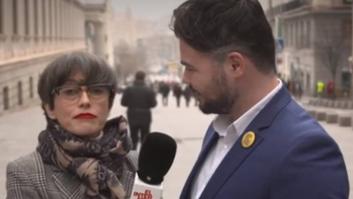 La sexual respuesta de Rufián cuando le preguntan por la relación entre PSOE y Unidas Podemos