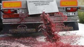 Condena por los ataques a camiones españoles cargados con vino en Francia