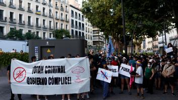 Medio centenar de manifestantes protestaron contra la Cumbre de OTAN en Madrid