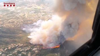 Estabilizan el incendio en Castell d'Aro (Girona) que obligó a evacuar a 350 vecinos de la zona