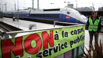 Arranca la huelga masiva de ferrocarriles en Francia contra la reforma de Macron