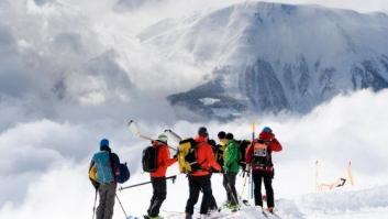 Tres esquiadores españoles mueren por un alud en Suiza
