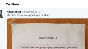 El delirante cartel sobre el coronavirus que triunfa en Twitter