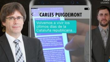 Puigdemont denuncia a Ana Rosa Quintana en Bélgica por difundir sus mensajes con Comín