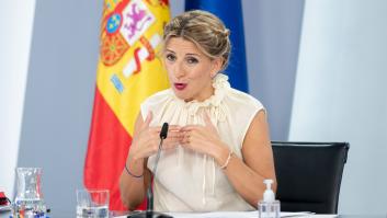 Yolanda Díaz reafirma que no está a favor de subir el gasto militar y pide "calma" para los PGE
