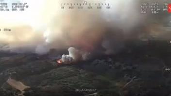 Un incendio forestal en Aranjuez avanza sin control y obliga a desalojar casas y naves cercanas