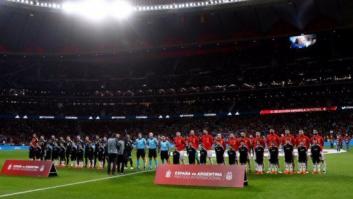 Multitud de quejas por lo que ha pasado al sonar el himno de España en el Wanda Metropolitano
