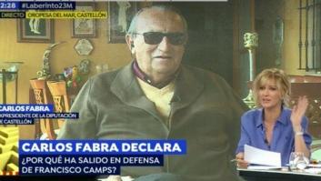 Carlos Fabra asegura que está "más tieso que un bacalao" y Susanna Griso replica con esta indignada pregunta