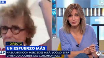 La reacción de Susanna Griso en 'Espejo Público' al ver cómo ha aparecido Mercedes Milá