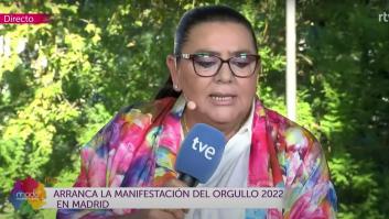 María del Monte emociona con sus palabras durante la retransmisión del Orgullo en TVE
