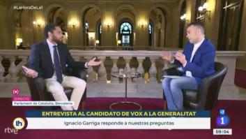Este periodista de TVE arrincona a Garriga, de Vox, por esta contradicción