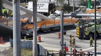 Varios muertos en Miami al derribarse un puente para peatones