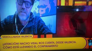 Nacho Vidal dice en 'Sálvame' que no entiende los aplausos de las 20.00 y en Twitter se lía