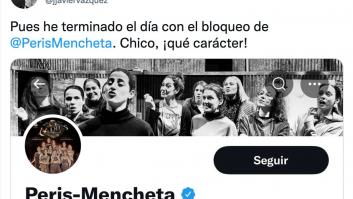 Jorge Javier Vázquez le pone un tuit a Peris-Mencheta, el actor responde y lo acaba bloqueando