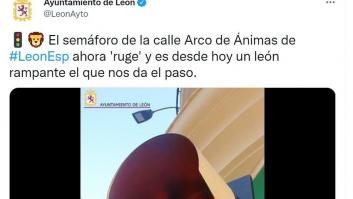 El semáforo instalado en León que puede causar sensación en Twitter