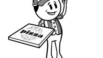 El repartidor de pizzas