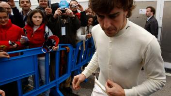 Fernando Alonso sale del hospital tras ser dado de alta