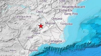 Un terremoto de magnitud 4,1 sacude Murcia, Alicante y Albacete