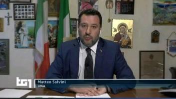 Esta foto de Matteo Salvini es carne de meme en Italia por una evidente razón