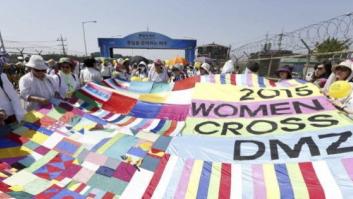 30 mujeres cruzan la frontera entre las dos Coreas por la paz y la reconciliación