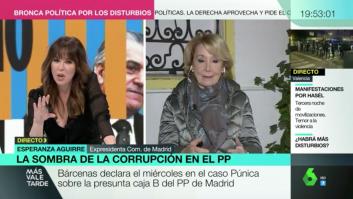 Tensión es poco para definir lo ocurrido entre Mamen Mendizábal y Esperanza Aguirre