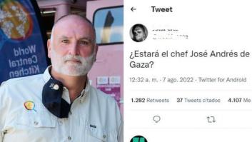 El chef José Andrés planta cara y da una clara respuesta a este difundido tuit sobre él