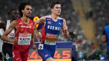 Mo Katir gana la plata en la final de los 5.000 metros del Europeo de Atletismo