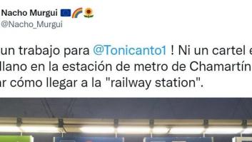 Un concejal de Más Madrid denuncia lo que ha visto en Chamartín para dar un palo a Toni Cantó