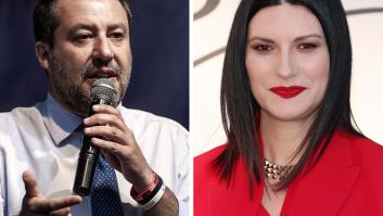 Salvini se mete de lleno en la polémica y le manda este mensaje a Laura Pausini