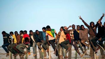 Más de 150 inmigrantes intentan saltar la valla de Melilla y 59 logran entrar