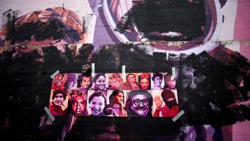 El mural feminista de Ciudad Lineal amanece vandalizado en la mañana del 8-M