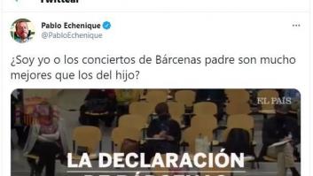 La comentadísima respuesta de Taburete a este tuit de Pablo Echenique: sí, es la cuenta oficial