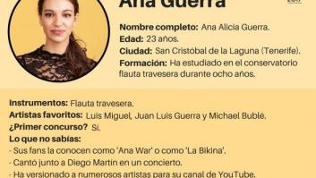 Ficha de Ana Guerra 'OT': de actriz de musicales a convertirse en 'La Bikina'