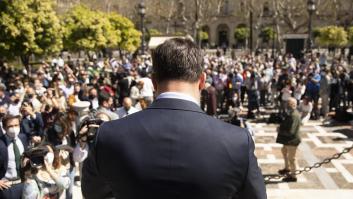 Abren expediente por una "concentración" multitudinaria de Vox con Abascal en Sevilla