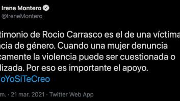 Irene Montero arrasa en Twitter con un mensaje muy claro sobre Rocío Carrasco