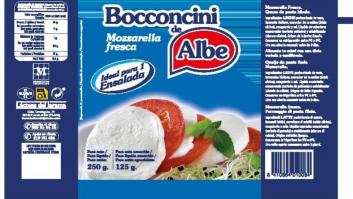 Consumo ordena retirar mozzarella fresca de la marca Bocconcini de Albe por una toxina