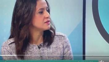 Inés Arrimadas y Pere Bosch discuten en 'Els Matins', de TV3, a cuenta de 'Els Segadors'