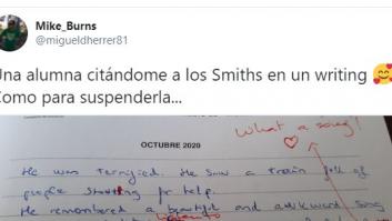 Un profesor de inglés comparte la sorpresa que se ha llevado al corregir una redacción