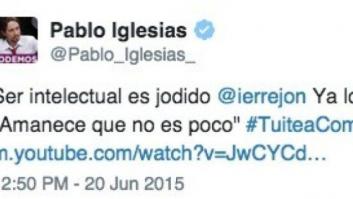Pablo Iglesias apoya a Íñigo Errejón en su polémica en Twitter