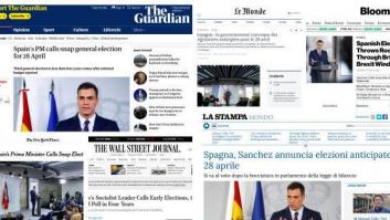 Así ha visto la prensa internacional el anuncio de nuevas elecciones en España
